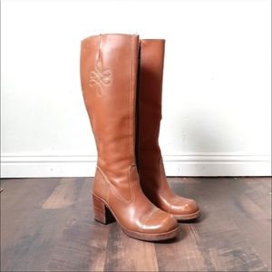 Vintage Adventure III Leather 1970's Boots